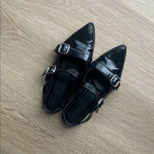 Old Navy Buckle Strap Flats